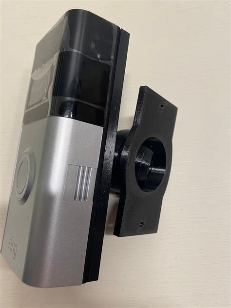 ring doorbell mounting wedge|ring doorbell 90 degree mount.